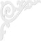 Ekena Millwork Baile Architectural Grade PVC Bracket, 5/8"W X 22"D X 22"H BKTP01X22X22BA - alternate 2